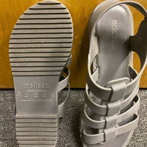 Gray Melissa Sandal